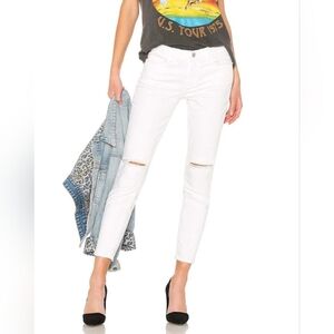 NWT CURRENT/ELLIOTT Stiletto White Jeans